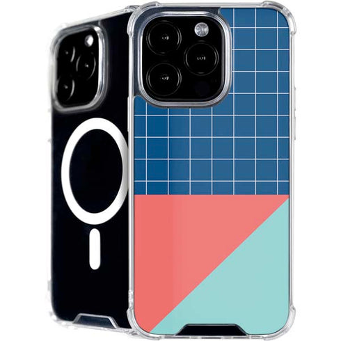 Checkered Split iPhone 16 Pro MagSafe Case